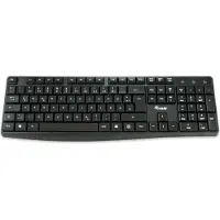 Conceptronic 245213, Volle Größe (100%), Kabelgebunden, USB, QWERTY, Schwarz