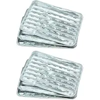 Fackelmann Packung mit 10 Aluminiumschalen 34 x 23 cm Barbecue
