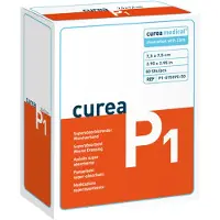 Curea P1 superabsorb.Wundauflage 7,5x7,5 cm 50 St Kompressen
