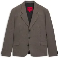 HUGO All-gender Modern-Fit Sakko aus Mouliné-Twill Grösse 46