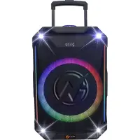 N-Gear THE FLASH 1540 | 15-Zoll-Bluetooth-Lautsprecher mit Lichtshow und Mikrofon