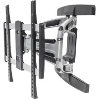 Manhattan Universal Aluminium LCD Wandhalterung, hält einen 81,30cm (32") bis 139,70cm (55") Flachbildschirm oder Curved TV bis zu 50 kg (110 lbs.), verstellbar (461306)