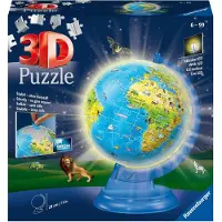 Ravensburger 3D Puzzle - Globus Weltkarte auf Deutsch 180 Teile Puzzle -11274