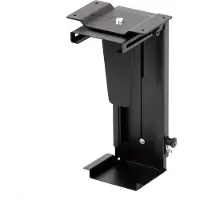 TecLines TPH001B PC Halterung Untertisch 80-220 mm, schwarz