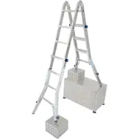 Krause Aluminium-Teleskopleiter STABILO 5 m