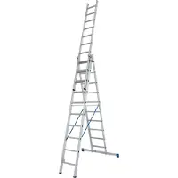 Krause Aluminium-Mehrzweckleiter STABILO mit Treppenfunktion 7,65 m