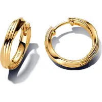 Pandora 263878C00 Damenohrringe Creolen Gedreht Goldfarben