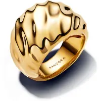 Pandora 163884C00 Damen Statement-Ring Wellig Goldfarben