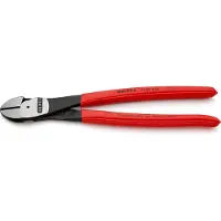 Knipex Kraftseitenschneider DIN ISO 5749 Länge 250mm schwarz atramentiert poliert Kunststoff-Überzogen - 74 01 250 SB