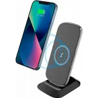BigBen Interactive INDUCSTAND15WRB, Kabelloses Aufladen, Schwarz