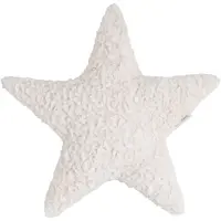 Babys Only Kissen Stern Snow Wollweiß