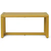 Ferm Living Little Architect Bank Yellow , Gelb, Holz