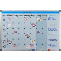 Relaxdays Whiteboard Planer