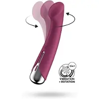 Satisfyer Spinning G-Spot 1 - Rotierender G-Punkt-Vibrator (rot)