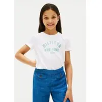 Tommy Hilfiger T-Shirt Graphic KG0KG08813 Weiß Regular Fit