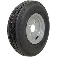 Wanda 4.80/4.00-8 Anhängerad 6ply High Speed Straßenverkehrsreifen auf Felge 345kg 100mm PCD