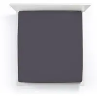 Bella Donna Boxspring Spannbettlaken Alto 200x220 - 200x240 cm | anthrazit - grau