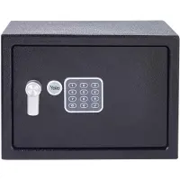 Yale Elektronischer Tresor Medium, YEC/250/DB2, safe mit alarm & Tastenfeld, Schwarz