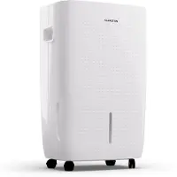 Klarstein DryFy Connect 60L Luftentfeuchter, 60L/24h, WiFi App Steuerung, 8L Tank, Timer, Elektrischer Entfeuchter für Räume 45-65m², Automatische Abschaltung, Tragbar, Weiß