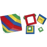 WEPLAY Geschicklichkeitsspiel 120014, Triangle Puzzle, aus Kunststoff, 1 Spieler, ab 3 Jahre