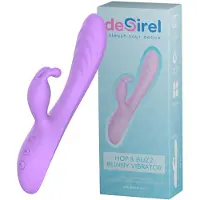 Desirel Hop &amp; Buzz Bunny - Häschen Klitoris-Vibrator mit Arm (Lila)