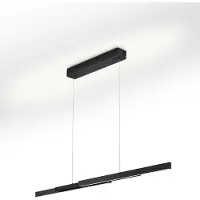 Knapstein Lara-L 205 LED-Pendelleuchte-Schwarz-mit LED (2700K)