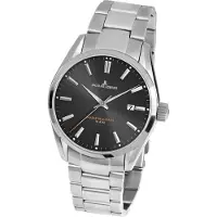 Jacques Lemans Armbanduhr Date Derby Black - Steel