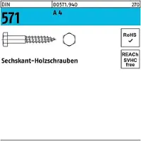 F. REYHER Nchfg. GmbH & Co. KG Sechskantholzschraube DIN 571 10 x 120 A 4