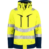 Projob Wind- und wasserdichter Parka 3-in-1 EN ISO 20471 Klasse 3/2