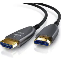 Primewire HDMI Kabel 2.0b Glasfaser, Typ A, Ultra HD Glasfaserkabel, 3-fach geschirmt, 4K, 3D, ARC, Ethernet
