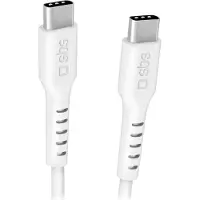 SBS Daten- und Ladekabel USB-C auf USB-C mit bis zu 240 Watt Leistung