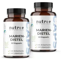 Nutri+ Mariendistel Kapseln mit Artischocke + Löwenzahn 120 St
