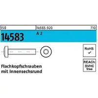 F. REYHER Nchfg. GmbH & Co. KG Flachkopfschraube ISO 14583 m.Innensechsrund M 4 x 20 A 2