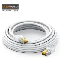 Primewire 5x LAN-Kabel CAT.7, RJ-45 (Ethernet), Gigabit Ethernet S/FTP Netzwerkkabel, 10000 Mbit/s, Patchkabel - 0,5m