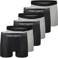 Camano Boxershorts "Boxershort Men comfort BCI Cotton Boxershorts 6p in Box 6er Pack"