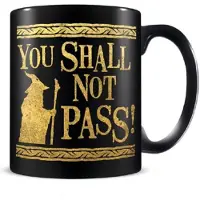 The Lord Of The Rings LE SEIGNEUR DES ANNEAUX - Vous ne passerez pas - Black Mug 315ml