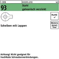 Reyher Scheiben DIN 93 Stahl 34 galv. verzinkt (50 Stück)