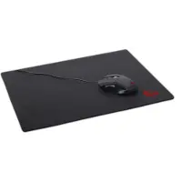 Gembird MP-GAME-L, Schwarz, Monochromatisch, Stoff, Gummi, Anti-Rutsch-Basis, Gaming-Mauspad
