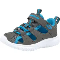 Kangaroos Sandale "KI-Rock Lite EV", Mädchen, Gr. 22, blau (steel, grau, brilliant, blau), Synthetik, Textil, Schuhe Sandale