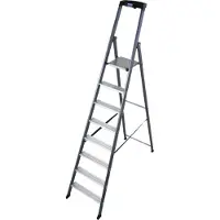 Krause 124227 Sepro Stehleiter Elox. 8 Stufen