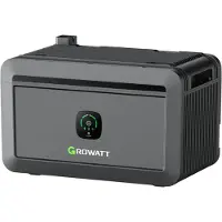 Vale 300992, Batterie-Backup-Umrichter, Lithium-Eisen-Phosphat (LiFePO4), 2,048 kWh, Schwarz