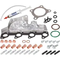 FEBI BILSTEIN 191305 Montagesatz Turbolader für VW GOLF VI (5K1) Polo Schrägheck (6R1, 6C1) GOLF PLUS (5M1, 521) TOURAN (1T3) Golf VI Variant (AJ5)