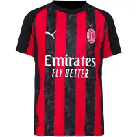 Puma Fußballtrikot "ACM HOME JERSEY REPLICA JR" für Fußball, Kurzarm, Rundhalsausschnitt, aus Polyester