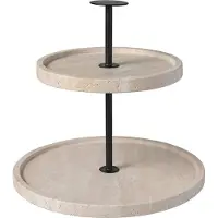 Villeroy & Boch Etagere Manufacture Travertine ø 24,5 cm in beige | Gr.: onesize