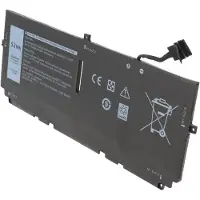 AccuCell Akku passend für Dell XPS 13 9300, Li-Polymer, 7,6V, 6840mAh, 52Wh