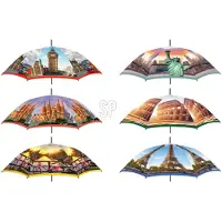 Basics Regenschirm Polyester 170T Ø 58 cm Stadt