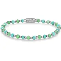 Rebel & Rose RR-40144-S-S Damen-Armband Blue Green Adventure 4 mm