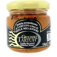 Giuliano Tartufi Blütenhonig mit schwarzen Sommertrüffelstückchen, 120 g