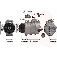 VAN WEZEL Kompressor, Klimaanlage 5800K384