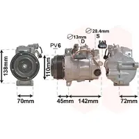 VAN WEZEL Kompressor, Klimaanlage 3000K697